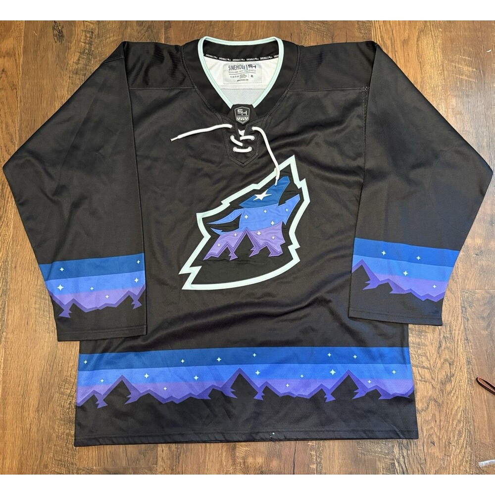 5ivehole Northern Lights Hockey Jersey Minnesota Northern Lights Men’s XL